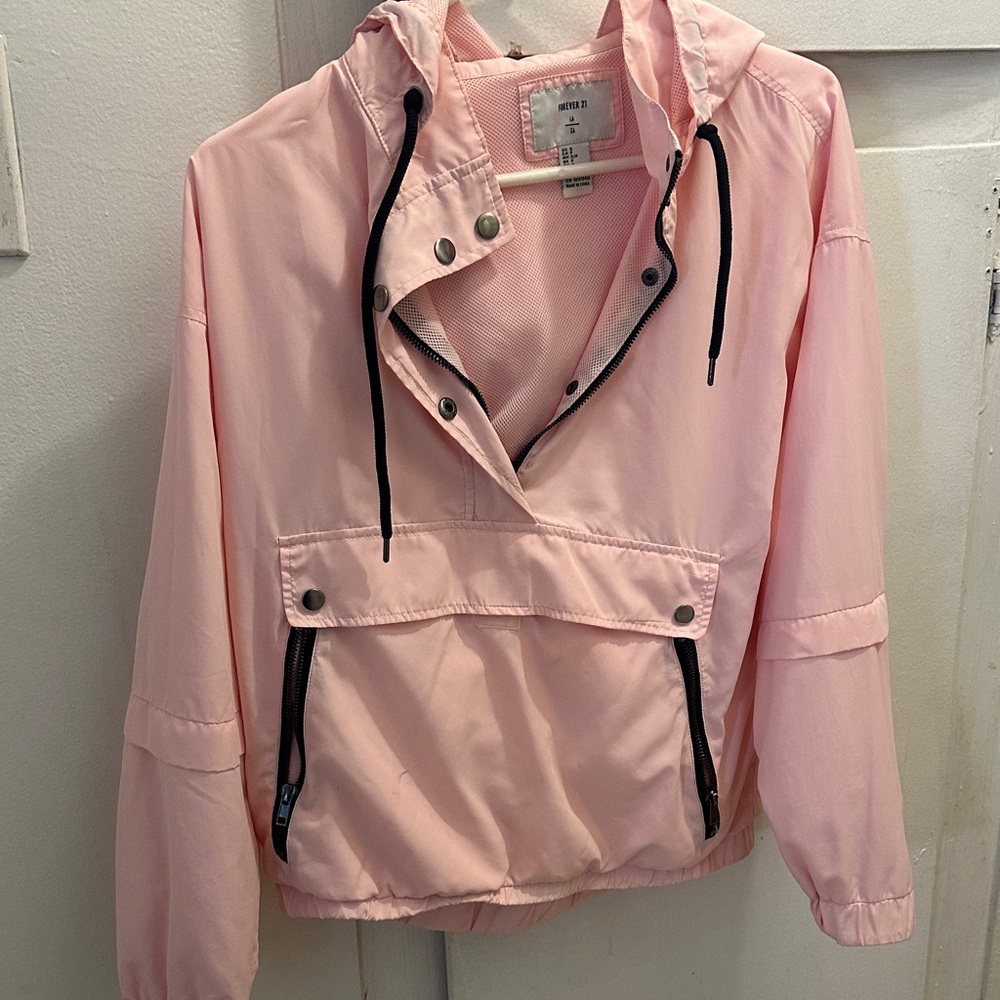 Forever 21 Light Pink Utility Jacket
